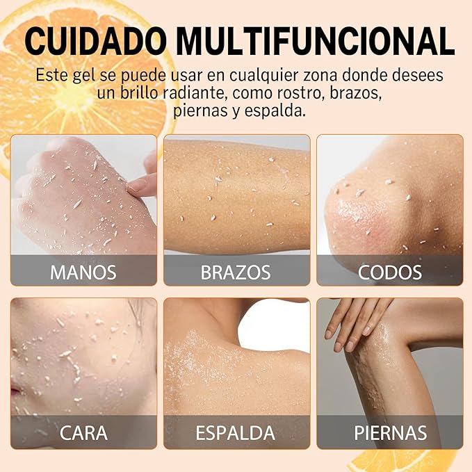 GEL EXFOLIANTE ENZIMÁTICO DE NARANJA