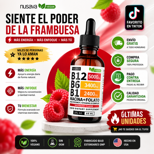 🍃 NeuroLife™ B12+B6+B1 | Energía, Concentración y Bienestar ¡Últimos Días de Precio Especial!🚨