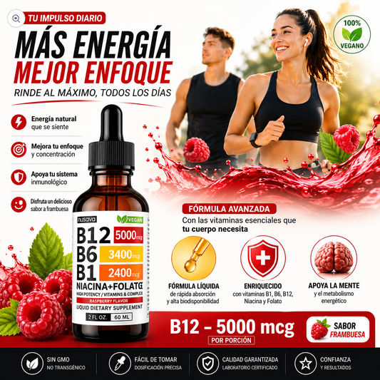 🍃 NeuroLife™ B12+B6+B1 | Energía, Concentración y Bienestar ¡Últimos Días de Precio Especial!🚨