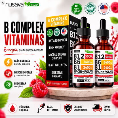 🍃 NeuroLife™ B12+B6+B1 | Energía, Concentración y Bienestar ¡Últimos Días de Precio Especial!🚨