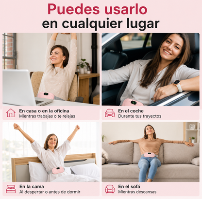 ThermaFem™ Alivio Rápido para Cólicos Menstruales con Calor y Masaje + Envío Gratis 📦