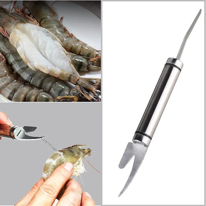 🦐 Pelador y Desvenador de Camarones Multifuncional