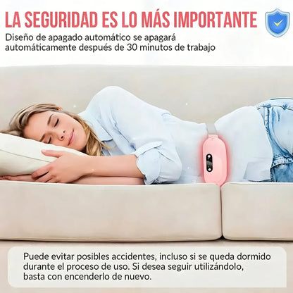 ThermaFem™ Alivio Rápido para Cólicos Menstruales con Calor y Masaje + Envío Gratis 📦