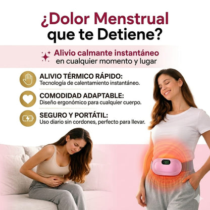ThermaFem™ Alivio Rápido para Cólicos Menstruales con Calor y Masaje + Envío Gratis 📦