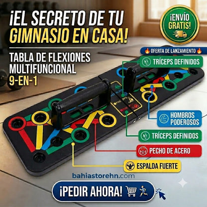 FlexPro Board™ – Fortalece Pecho, Hombros, Espalda y Tríceps Desde Casa 💪