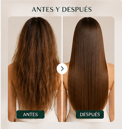 Cepillo Alisador Profesional 2 en 1- LumiHair™ Brush Pro