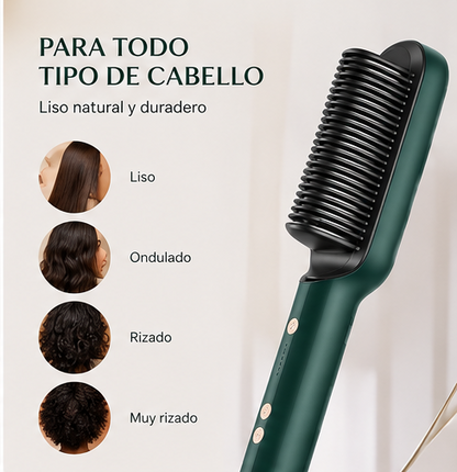 Cepillo Alisador Profesional 2 en 1- LumiHair™ Brush Pro