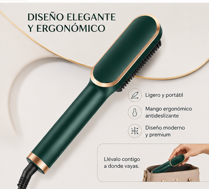 Cepillo Alisador Profesional 2 en 1- LumiHair™ Brush Pro