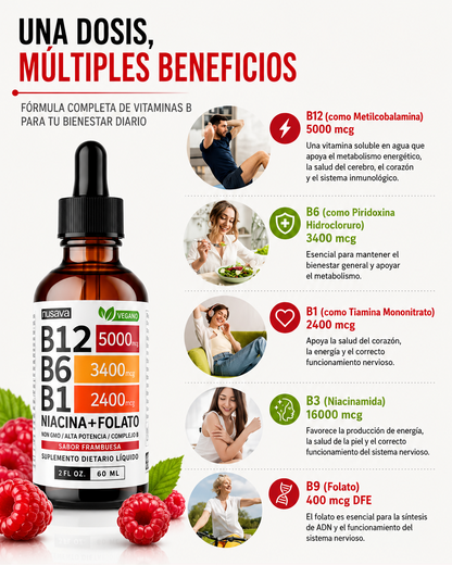 🍃Vitamina B12+B6+B1™ PAGA 1 Y LLEVA 2+ envio gratis : Mente Clara y Vital