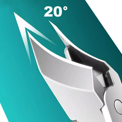 🔥Oferta🔥 Cortaúñas antisalpicaduras con borde inclinado de 25° (juego de 3 piezas)